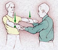 A supraspinatus vizsg�lata ("v�z ki�nt�se teszt")