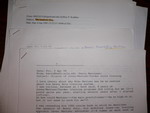 A legkor�bbi levelez�si lista printout-ok, amik m�g megvannak